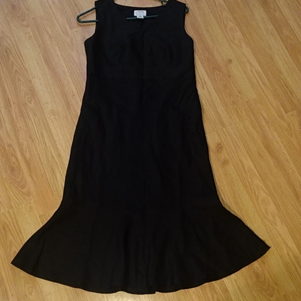 Black Linen Dress from Loft